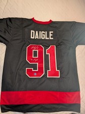 Alexandre Daigle Rookie 93 1st pick Signed Ottawa Senators Jersey Size XL COA
