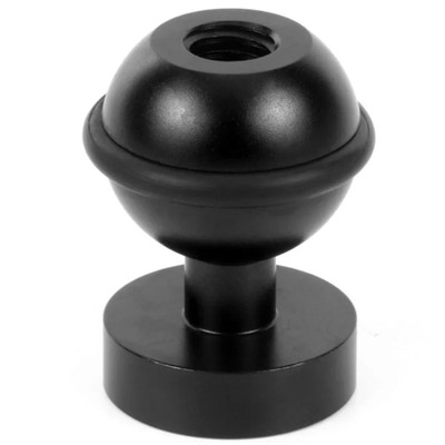 Black 1In Ball Adapter Accessory For Gopro Action Camera Underwater Photography;