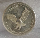 1981 VINTAGE HOFFMAN AND HOFFMAN LIBERTY 1 TROY OUNCE .999 SILVER GREAT Piece