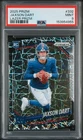 PSA 9 2025 Panini Prizm - Rookies Jaxson Dart #332 Lazer Prizm (RC) SP Giants