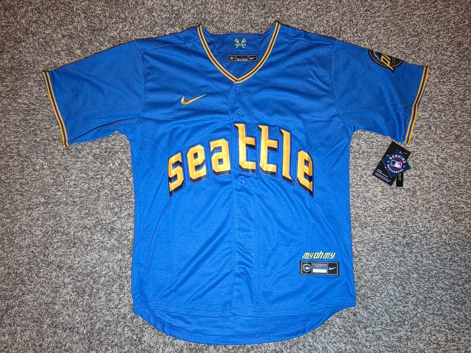 Camiseta deportiva para hombre Cal Raleigh #29 Seattle Mariners City Connect Foto 3 de 4
