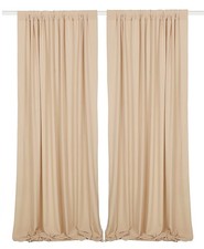 Extra Soft Nude Backdrop Curtains Panels, Polyester Photo Backdrop Drapes for...