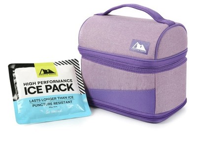 Artic Zone Insulated Expandable Lunch Box Lavender Purple - Brand New 