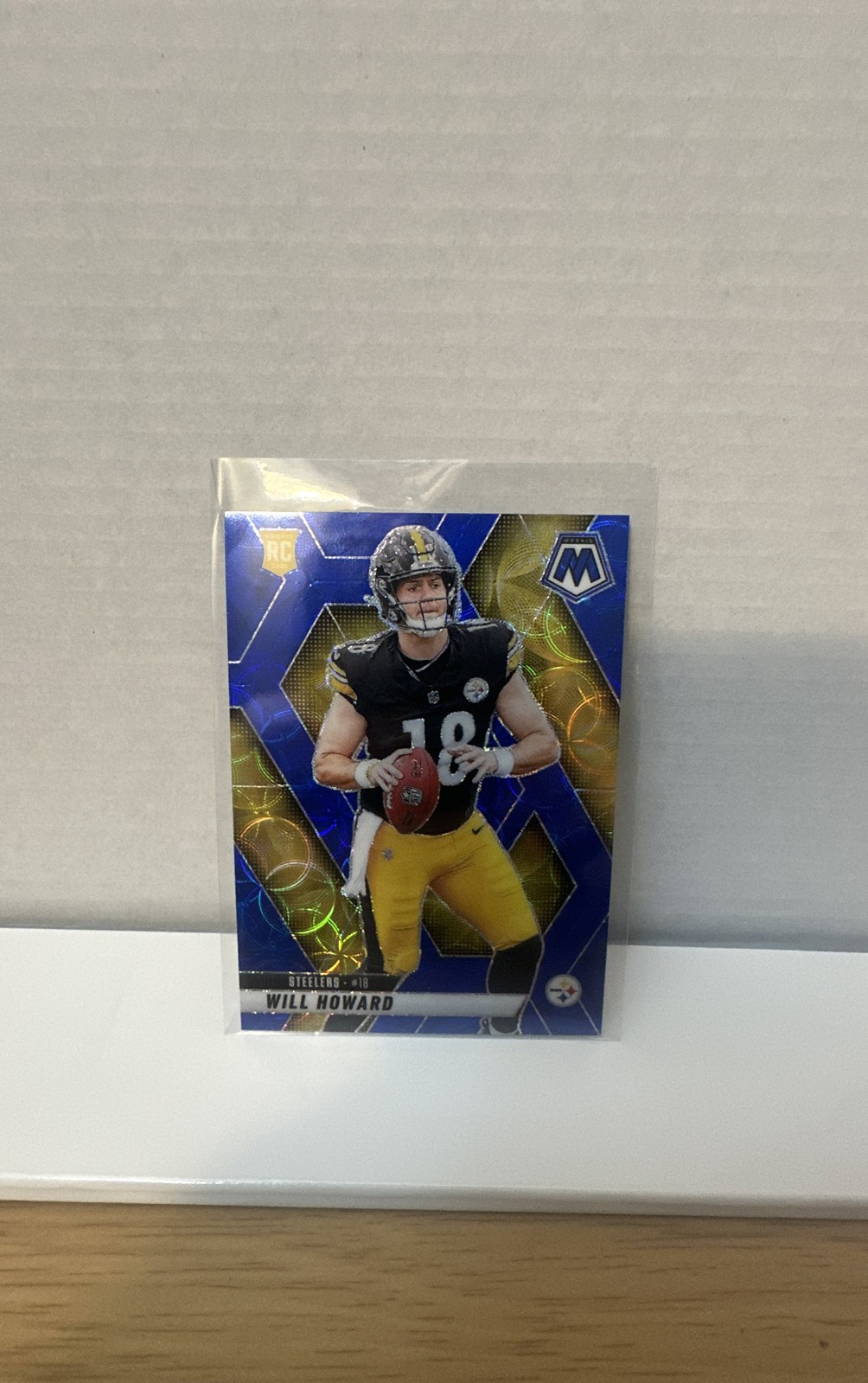 2025 Panini Mosaic - Rookies Will Howard #318 Blue Scope Prizm (RC)