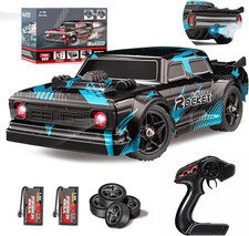 1/16 RC Drift Car, 35KM/H 4WD High Speed Remote Control Car with 380 Motor, Two