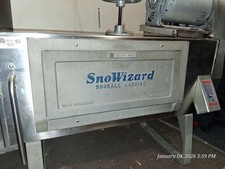 SnoWizard New Orleans Block Ice Sno Cone Machine Shaved Ice 1/2 HP Motor Works