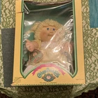 Cabbage Patch Kids 1985 Naomi Volak 16" Doll Blonde Curly Hair + Outfit & Birth…