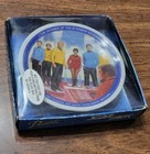 1991 Star Trek Mini Porcelain Plate In Box  The Voyages Of The Starship... — photo 1