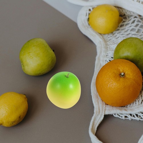 4 Pcs Simulated Golden Fruit Model Artificial Fruits Realistic Looking - 第 3/12 張圖片