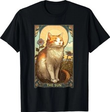 Cat Tarot Card, The Sun Tarot Card, Art Nouveau T-Shirt, Unisex T-Shirt