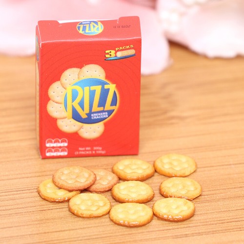 Mini 1/6 Scale Miniature Dollhouse Cookies with Boxes Pretend Play Foo&R1 - Photo 10/11
