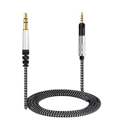 2m Ersatz Audio Nylon Anschlusskabel Sennheiser HD559 HD569 HD589 HD599...
