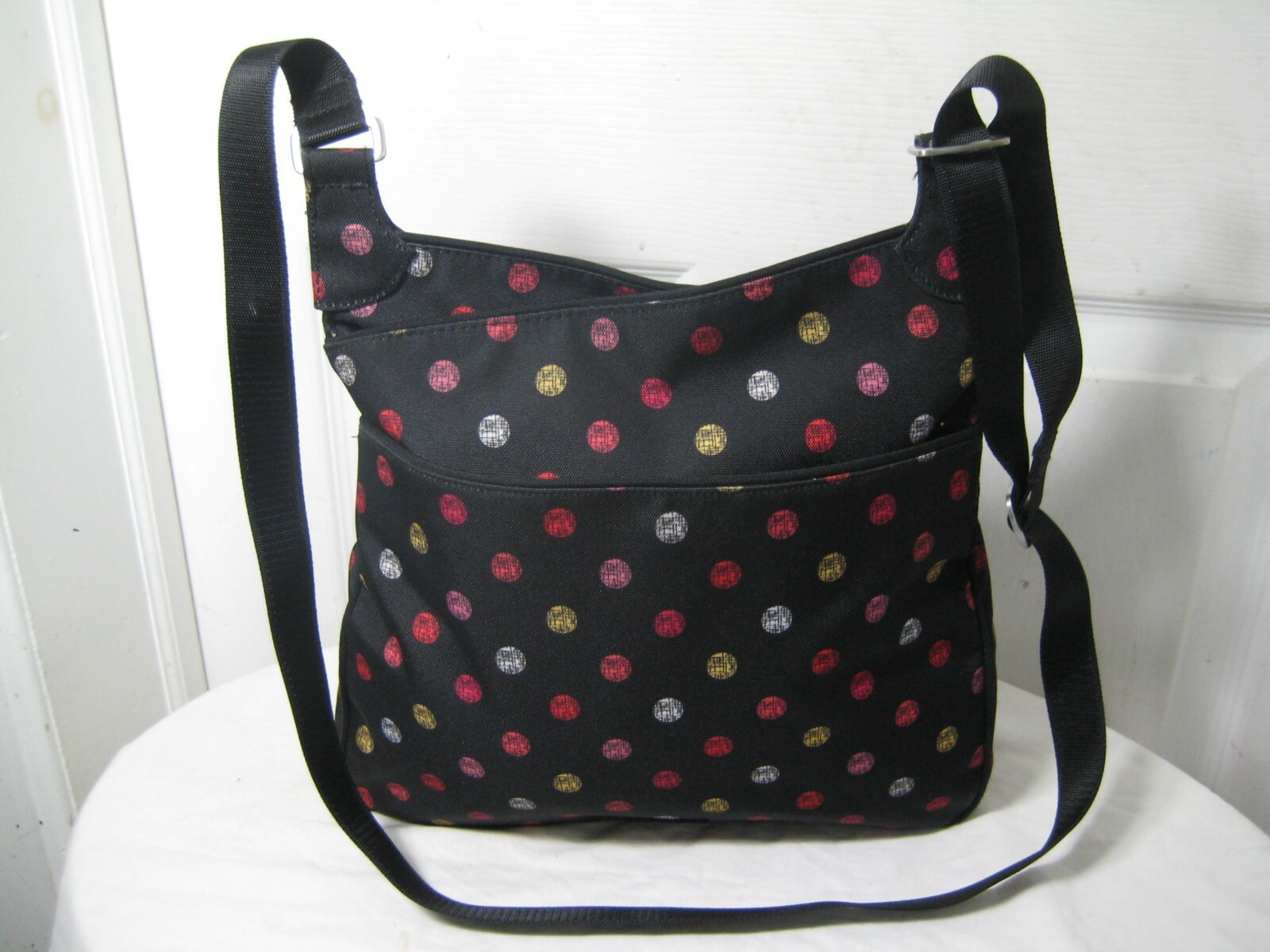 Vera Bradley Slim Crossbody Havana Dots Bag. Gem