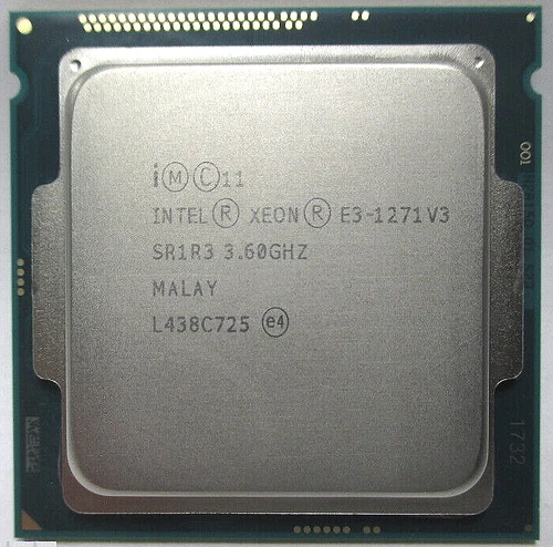 Intel Xeon E3-1271 V3 LGA-1150 SR1R3 3.6GHZ 4Core CPU Processor 1271V3 - Picture 1 of 2