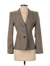 Strenesse Gabriele Strehle Women Gray Wool Blazer 2