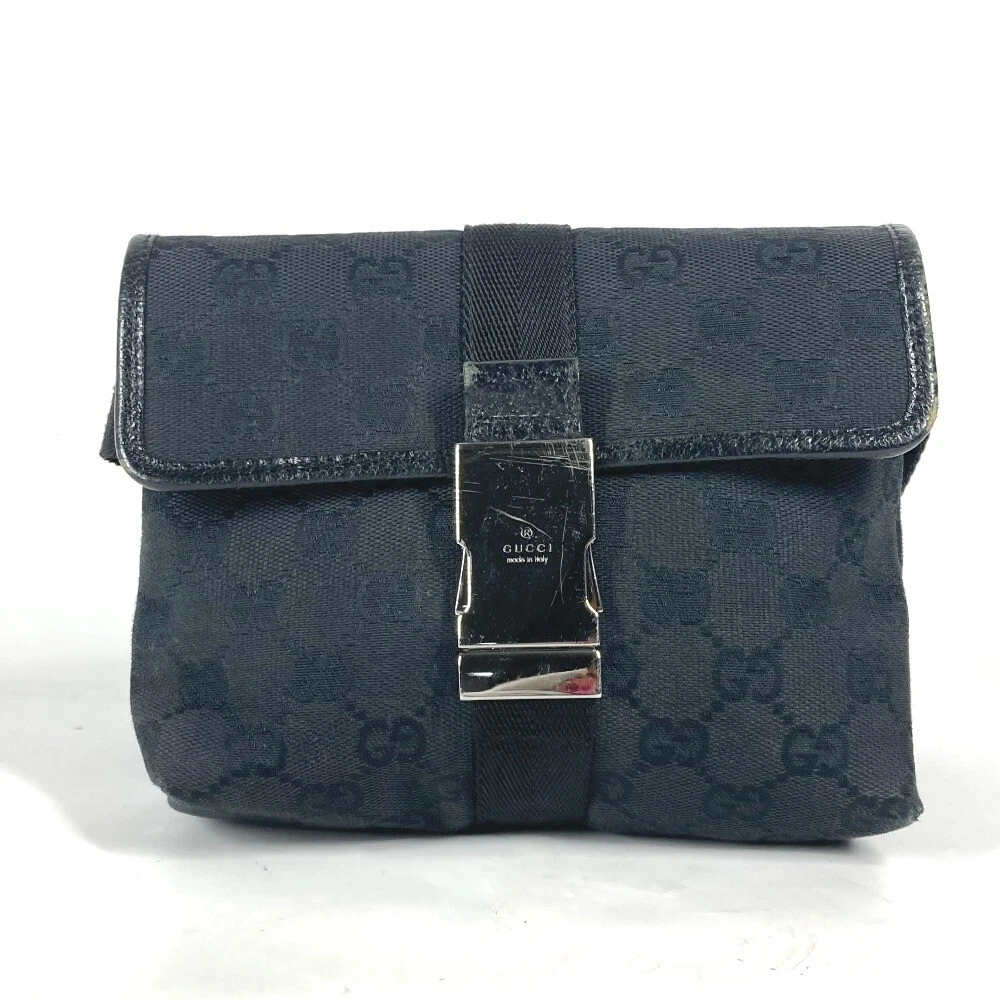 GUCCI 131236 Cross GG Sac Ceinture Sac Taille Poches Body Bag