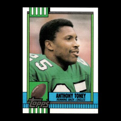 【一覧】TOZ トレカ　アントニー Anthony Toney 1990 Topps Philadelphia Eagles #90 R329J 76 | eBay