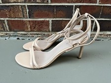 Stuart Weitzman Blush Lexie Leather Sandals 10