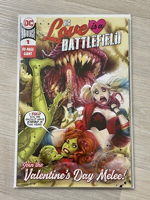DC LOVE IS A BATTLEFIELD #1 80-PAGE GIANT HARLEY QUINN DC COMICS 2021 NM