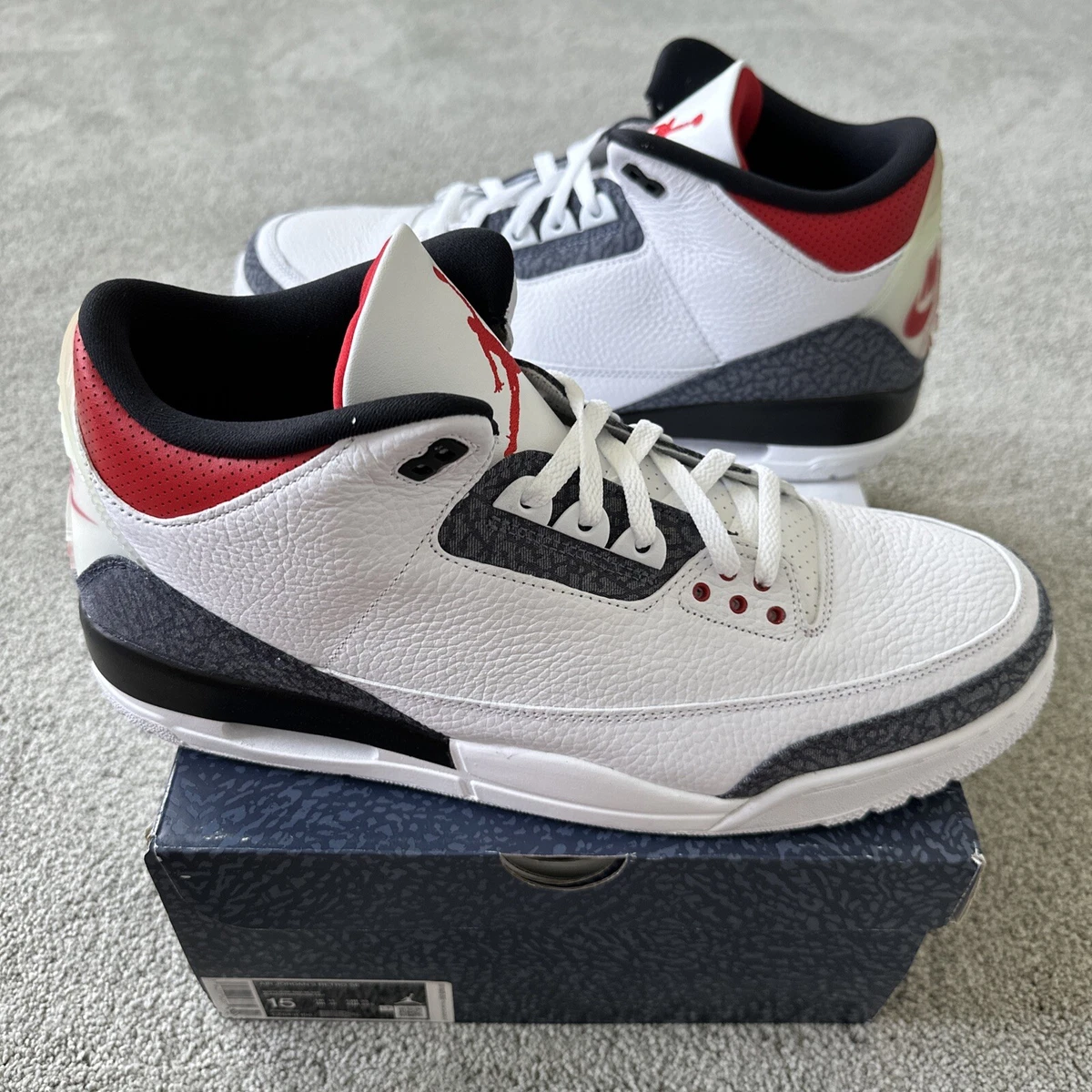 Preços baixos em Jordan 15 Retro SE White Red | eBay