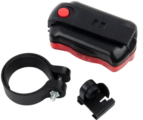 2 Stück Fahrrad Rücklicht 5 LED rot Sicherheit hinten blinkend 6 Modi AAA batteriebetrieben - Bild 16 von 19