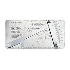 HFS(R) Pipe Pit Welding Gauge Inspection 0 to 1/2" in 1/64" & .020 Increments