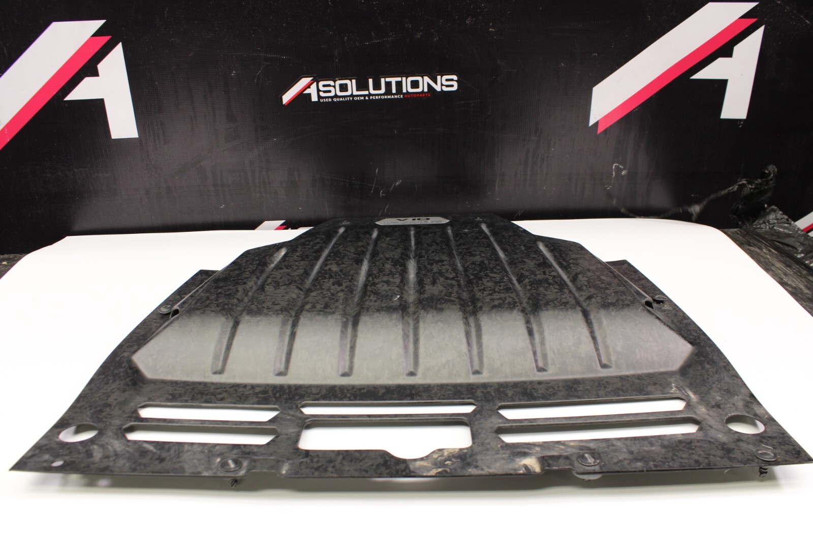 2015 LAMBORGHINI HURACAN COVER (CARBON FORGED) ENGINE BAY TRIM PANELS OEM LH RH
