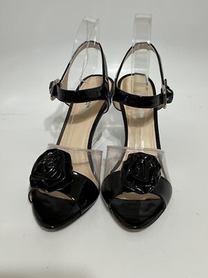 靴 PRADA Leather Low Heels 38 Prada - Vernice Leather Low Block Heel Pumps Black 38 | www