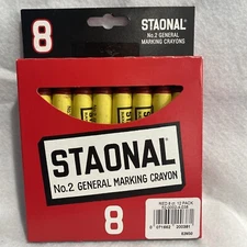 Crayola Extra Large Marking Crayons, Staonal No. 2 General, Red, 8 Count