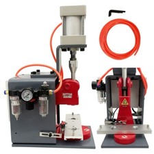 110V 30W Pneumatic Badge Machine Heart-shaped Roundness Oblong Badge Maker