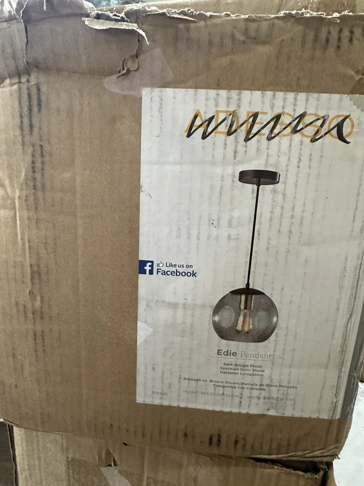 Adesso Edie吊坠灯具带盒 — 第 2/3 张图片