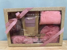Live Green Bath and Body Gift Set- headband Spa Set with Hair Turban Bath Salt