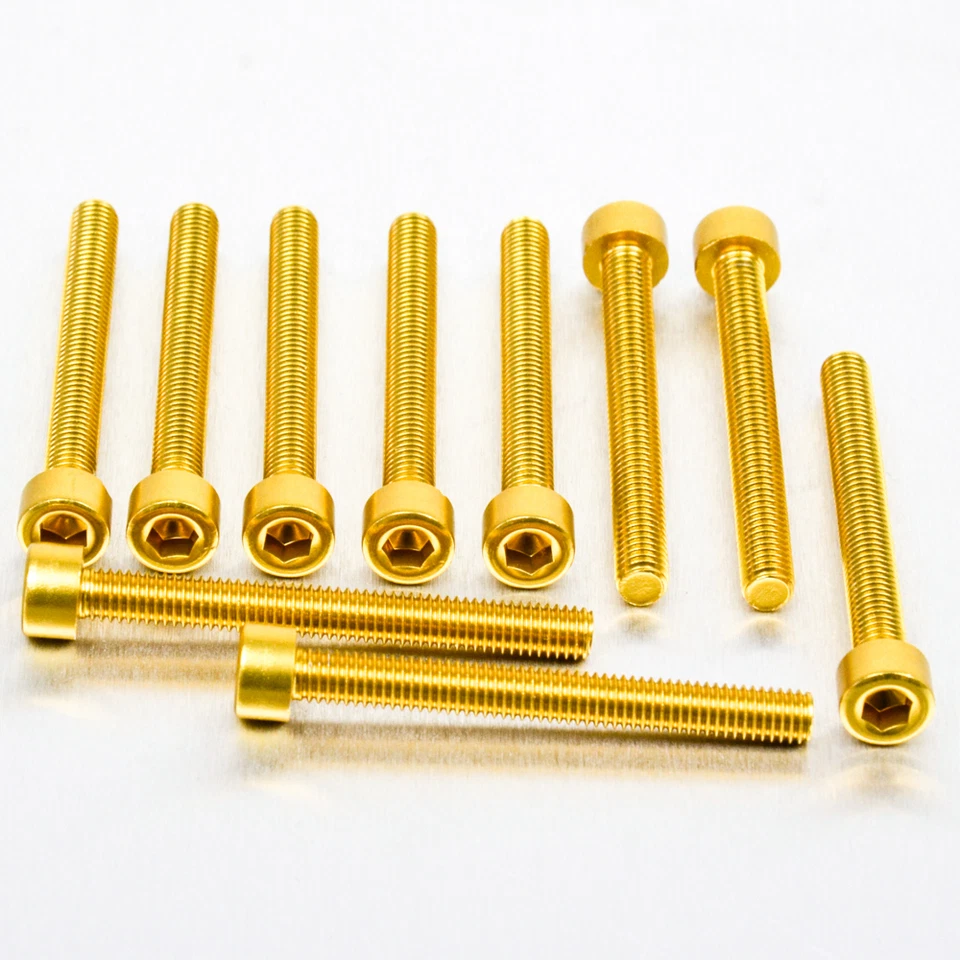 PRO-BOLT Vis BTR en Aluminium M5 x (0.8mm) x 45mm Pack x 10 Or