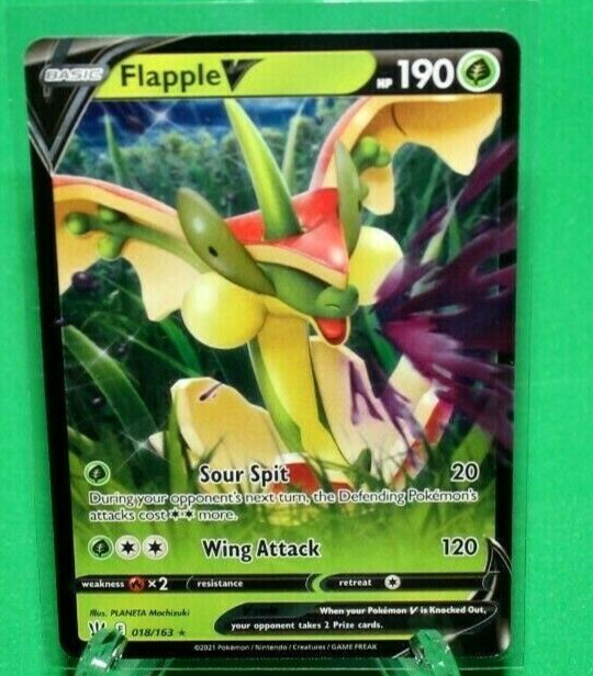 Flapple V HP 190 2021 Collectible Pokemon Trading Card Flapple V HP 190 2021 Collectible Pokemon Trading Card