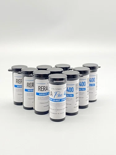 10 rolls of B&W Film RERA PAN 400-127 (10 rolls)