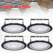 4X100W UFO LED High Bay Light Industrial Commercial Factory Warehouse Shop Light
