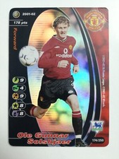 SOLSKJAER OLE GUNNAR FOOTBALL CHAMPIONS 2001 2002 (Manchester United) FOIL HOLO