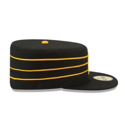 Pittsburgh Pirates New Era Fitted Hat MLB Authentic Pillbox Stripe