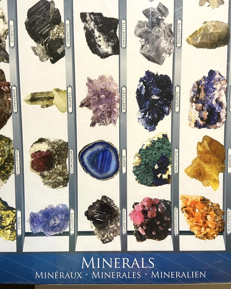 Eurographics Minerals Jigsaw Puzzle Educational New In Package 1000-Piece.  EB21 - Image 2 of 4