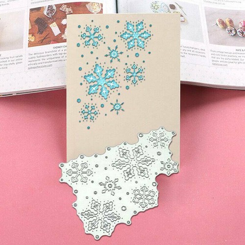 Cutting Dies Stencil Scrapbooking Album Card Metal Snowflakes Christmas CraftsKP - Picture 6 of 8