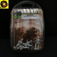 British Infantry with Stens (x4) (NIB) - #WW2213 - British