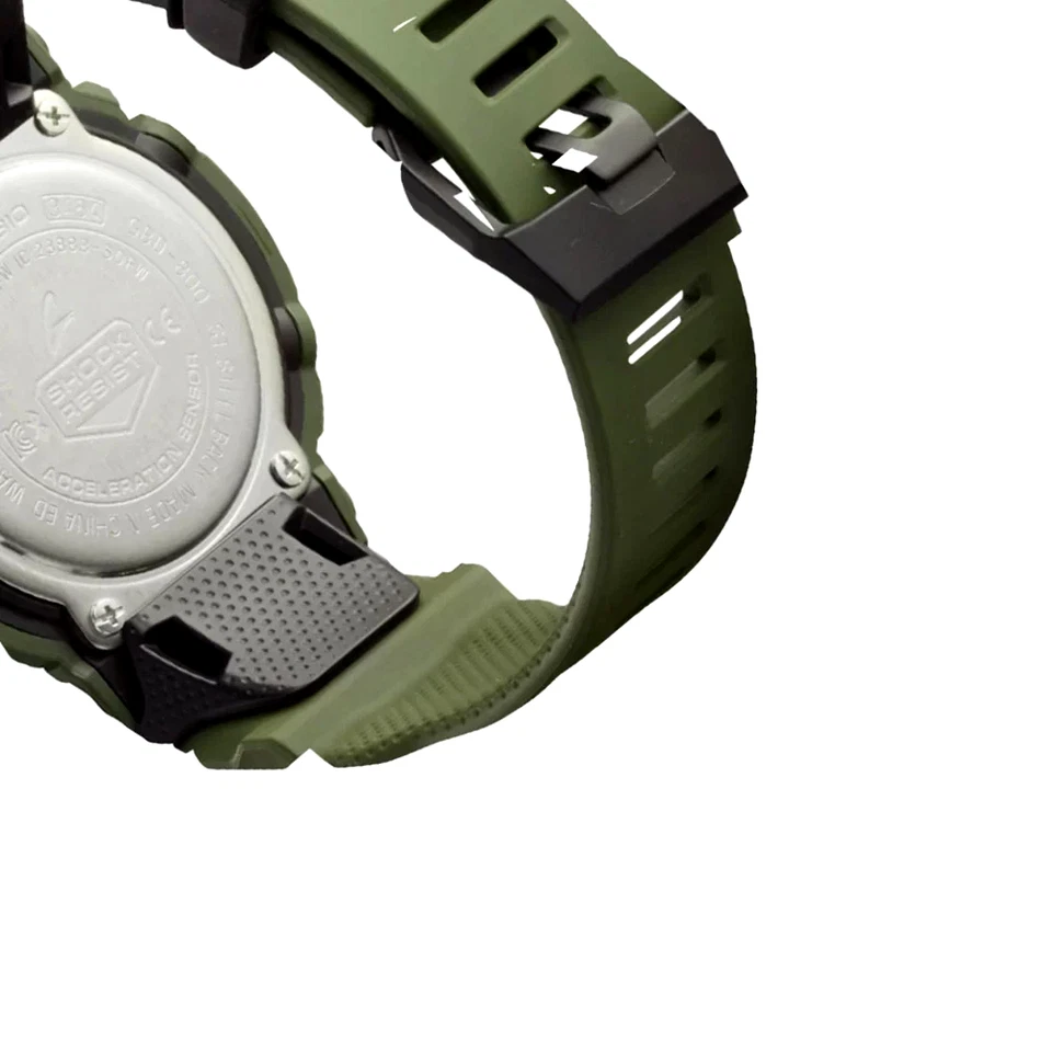 CASIO G-SHOCK BLUETOOTH GBD-800UC-3ER OROLOGIO VERDE DIGITALE 48mm SOTTOCOSTO - Immagine 4 di 4