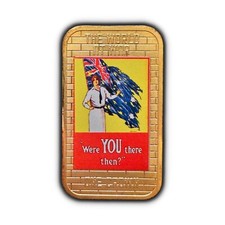 TRISTAN DA CUNHA. 2014, 1 Crown - WWI Posters, Were You There Then, Australia