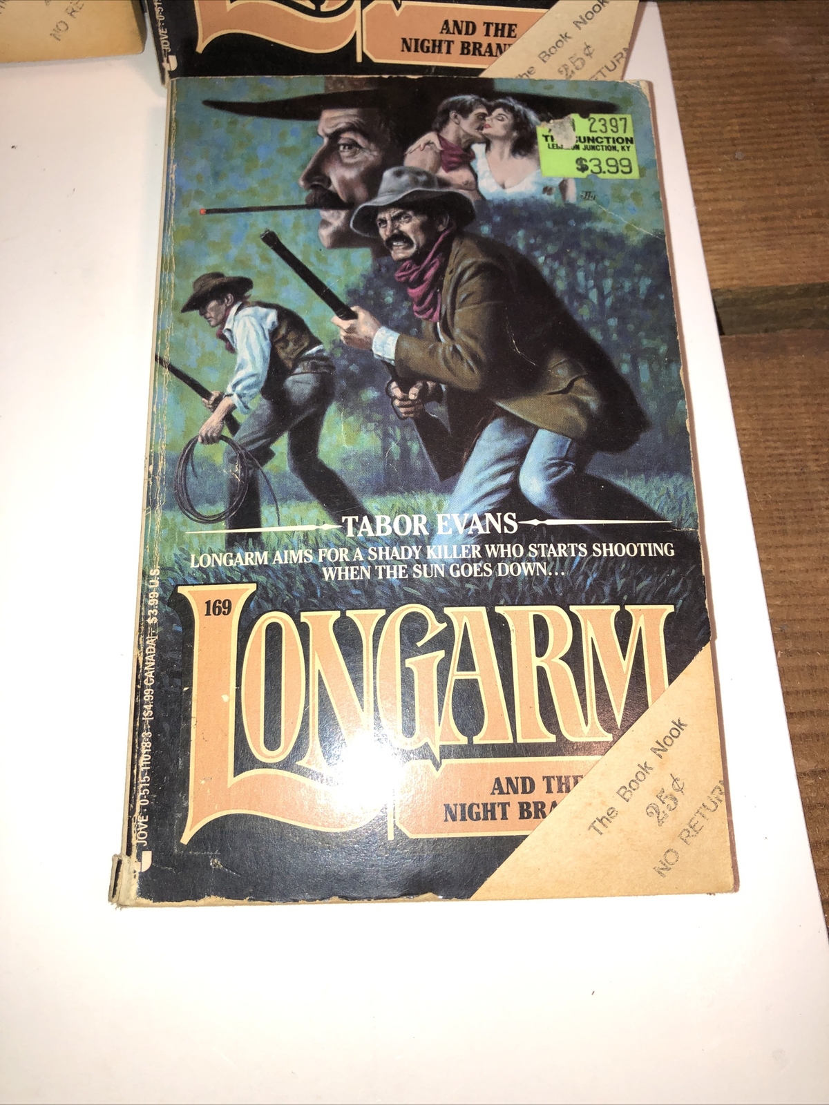 7book lot LONGARM westerns by Tabor Evans (146,157, 168x2, 127