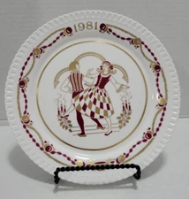 Vtg 1981 Spode England The Twelfth Christmas Collector Plate 8" Make We Merry