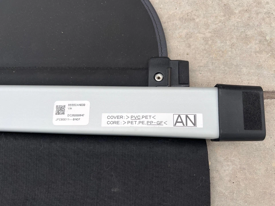 Cubierta de privacidad de carga para SUBARU LEGACY OUTBACK 2020-2024 pantalla 65550AN00B OEM Foto 2 de 4