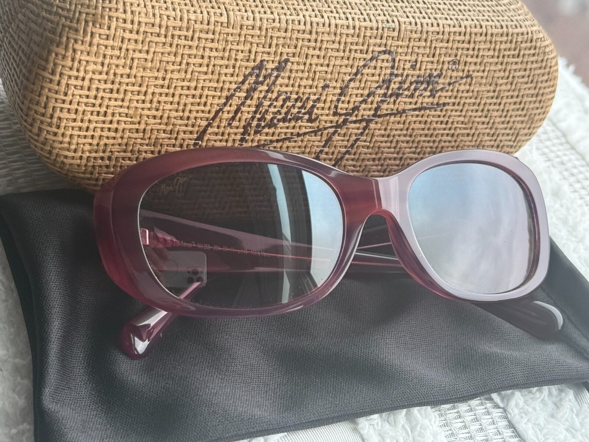 Maui Jim Lilikoi MJ 258 28A Amethyst Frame + Maui Rose Polarized