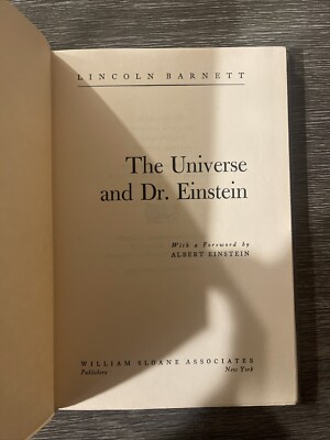 The Universe And Dr. Einstein 1959 By Lincoln Barnett Pre Owned Hardcover Book 