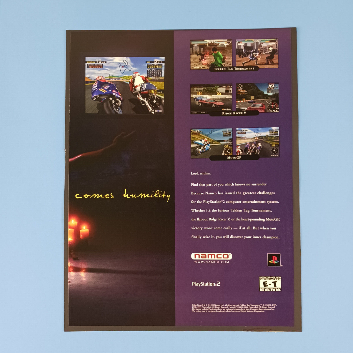 NAMCO✕CAPCOMb2 ポスターPS2 美品