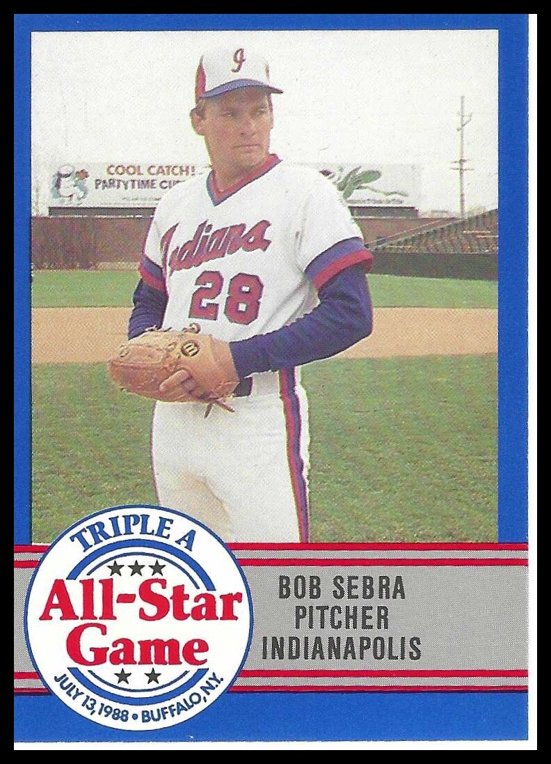 Bob Sebra 1988 ProCards Triple A All-Stars #17 Indianapolis Indians